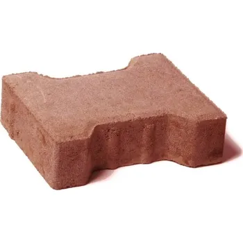 Venkovní dlažba Dlažba zámková CS-BETON Kost červená – 200 x 165 x 60 mm