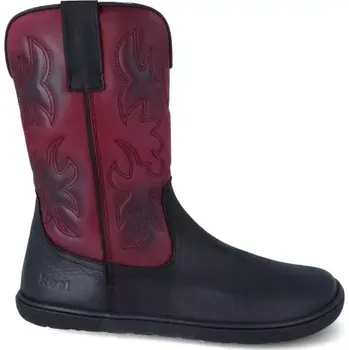 Dámská zimní obuv Barefoot kozačky Koel Fiona bordo 42