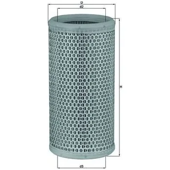 Vzduchový filtr Vzduchový filtr, , 7700857336, KNECHT, LX 519