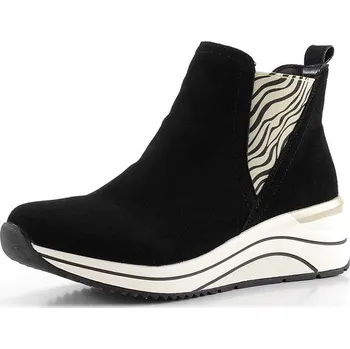 Dámské kozačky Remonte prozouvací kotník černý D0T75-03 - 42 | P686922