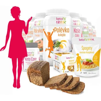 Keto dieta KetoFit Proteinová dieta na 4 týdny 142 porcí