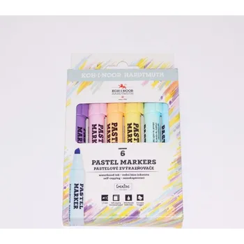 Zvýrazňovač Koh-i-noor souprava zvýrazňovačů 2406 pastelové 510529