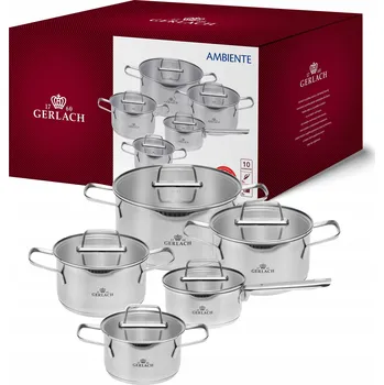 Hrnec Gerlach sada hrnců 10 ks. AMBIENTE Indukce