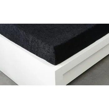 Prostěradlo Froté prostěradlo Exclusive jednolůžko - černá 90x200 cm