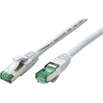 Síťový kabel ROLINE RM S/FTP patchkabel kat. 6a, 1m, šedý - 21.45.3201