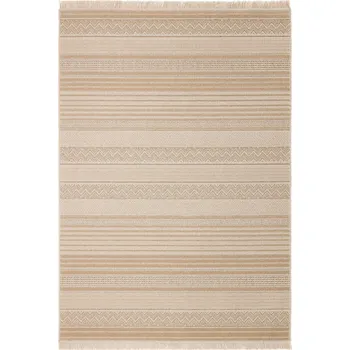 Koberec Vlněný koberec Agnella Noble Oni Světle Béžový (třásně) - 120 x 180 cm