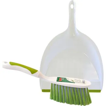 Smetáček a lopatka TORO zeleno-bílá