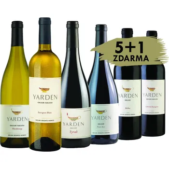 Golan Heights Winery Balíček izraelských vín Yarden 5+1, 6x0,75l