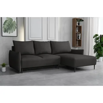 Sedací souprava Sedací souprava Santino UNI Velo tmavě šedá