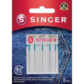 Jehly na džínovinu Singer 5x90