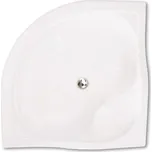 ROTH Čtvrtkruhová vanička SEMIDEEP NEO 900x900x290 R550 (8000198)