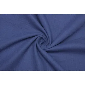 Dvojitá gázovina | mušelín - Modrá navy