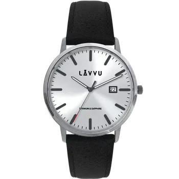 Hodinky LAVVU Stříbrné náramkové pánské hodinky se safírovým sklem Copenhagen Titanium Silver LWM0260 (POŠTOVNÉ ZDARMA!!!)