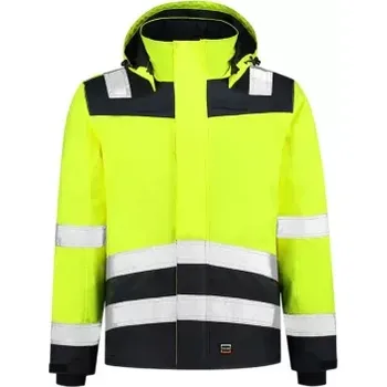 Pánská softshellová bunda Pracovní bunda unisex Midi Parka High Vis Bicolor