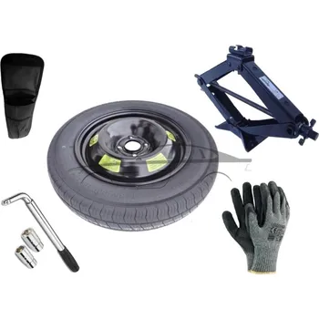 Plechové kolo Sada - Dojezdové kolo CITROEN C4X I R16 4x108x65,1 + gola klíč + hever + obal na hever