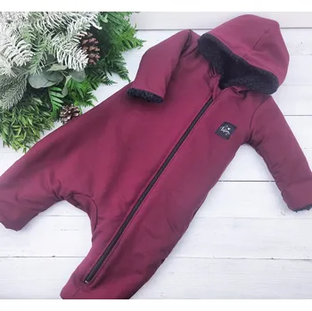 Dětský overall Kulišárny Zimní overal s beránkem BORDO VELIKOST: 92