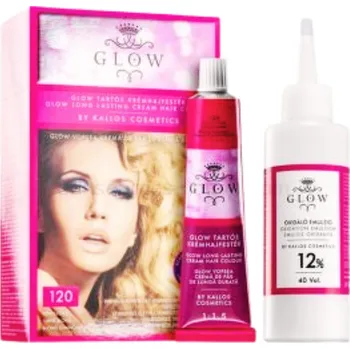 Barva na vlasy KALLOS Kallos Glow Long Lasting Cream Hair Colour 120, 40ml