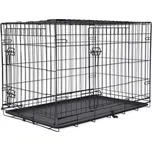 Klec DOG FANTASY skládací černá L - 2x dveře