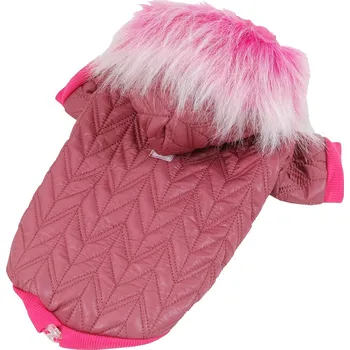 Obleček pro psa PROFIZOO Bunda prošívaná starorůžová - XXS