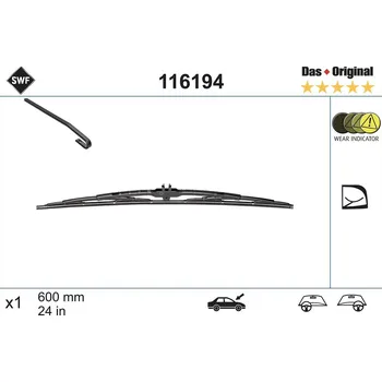 Auto-moto List stěrače SWF 116194
