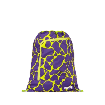 Školní sáček Ergobag Sportovní pytel - Fluo fialový