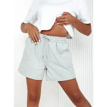 Dámské kraťasy Dámské kraťasy DSTREET PELLA SVĚTLE ŠEDÁ XL