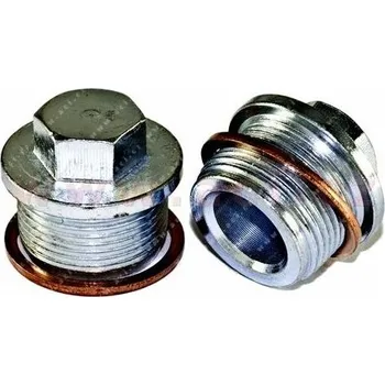 Auto-moto výpustný šroub olejové vany M26x1.5 L=15 mm, celk. délka = 26 mm DIN 7604