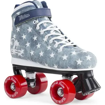 Kolečkové brusle Kolečkové Brusle SFR Skates Vision Canvas modrobílé vel. 35,5