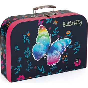 Karton P+P Kufřík lamino 34 x 23 x 10 cm, Motýl 6-05023