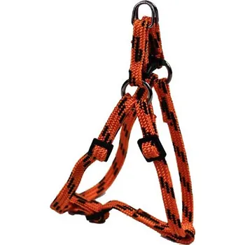 Vodítko pro psa Kšírky č.1 NYLON 10mm černo-oranžové