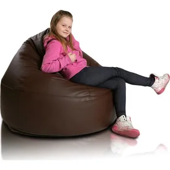 Sedací pytel Sedací vak malá koule hnědá EMI