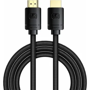 Video kabel Kabel HDMI 2.1 řady High Definition, 8K 60Hz, 3D, HDR, 48Gbps, 2m (černý)