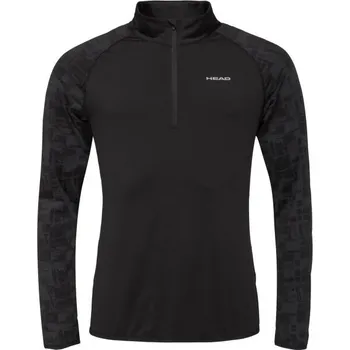 Pánské tričko Pánské triko s dlouhým rukávem Head TERO 2XL Černá, Bílá