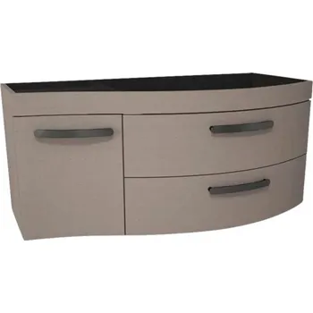 Koupelnový nábytek Koupelnová skříňka pod umyvadlo Devo Vena 2.0 pravá šedá 110 x 50 x 42 cm VE2-SU1D2SP-1-F101L09