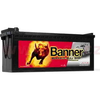 Autobaterie 225Ah baterie, 1150A, levá BANNER Buffalo Bull SHD Professional 517x273x212(240)