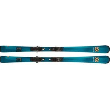 Sjezdové lyže Völkl Deacon Jr Pro + 7.0 vMotion Jr Velikost: 130 L turquoise/orange+V black/anthracite 23/24
