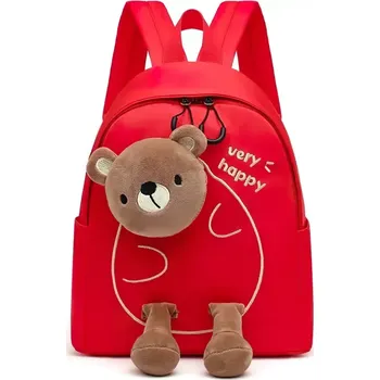 Dětský batoh Dětský batoh Medvídek červený DBBH1336 - SLEVA 3% s kodem radost25