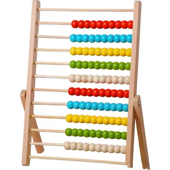 Hudební nástroj pro děti Dřevěné kuličkové počítadlo (57x39x18 cm)