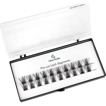 Umělé řasy GloryStyles Segmentové řasy RL10 14+16 mm