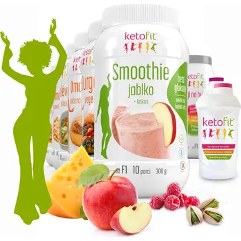 Keto dieta KetoFit Proteinová dieta na 3 týdny 107 porcí