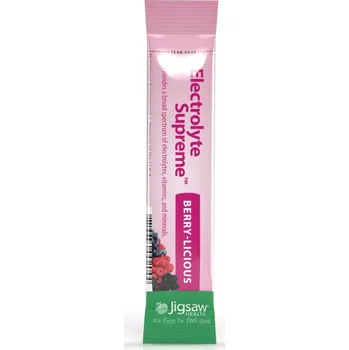 Iontový nápoj Jigsaw Health | Elektrolyty Supreme™ - Berrylicious Obsah: 5.4 g pro optimální hydrataci, energii a regeneraci - bez cukru