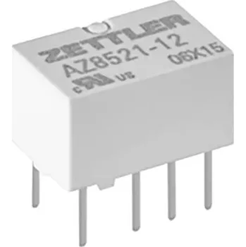 Cívka Zettler Electronics, AZ8521-5 relé do DPS, monostabilní, 1 cívka, 220 V/DC, 250 V/AC, 2 A, 1 ks
