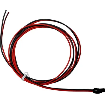 Připojovací kabel pro LED pásku, 48V, IP68, samice, černo/červená
