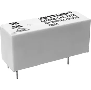 Cívka Zettler Electronics, AZ6962-1AE-24DE relé do DPS, monostabilní, 1 cívka, 240 V/DC, 440 V/AC, 10 A, 1 ks