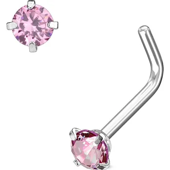 Piercing Šperky4U Zahnutý piercing do nosu - N0066-P