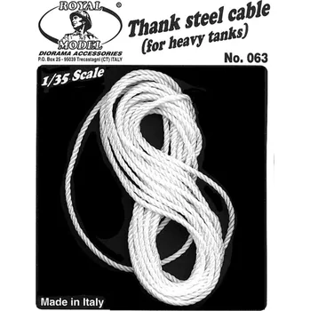 Plastikový model Royal Model 1/35 Tank steel cables (for heavy tanks)