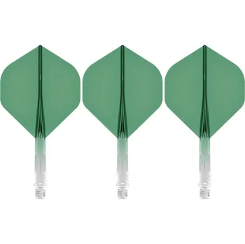 Příslušenství pro šipky Mission Letky Force 90 - Gradient - Standard No2 - Short - Green F4477