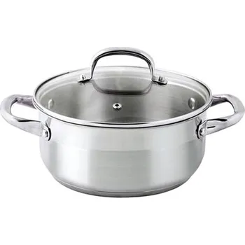 Hrnec Nerezový kastrol se skleněnou poklicí PROVENCE 1,4l