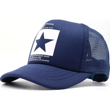 Kšiltovka Letní hip hop sportovní kšiltovka | prodyšná čepice s kšiltem - námořnictvo