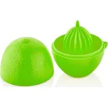 QLUX Plastový lis na citrusy s nádobkou MIX barev